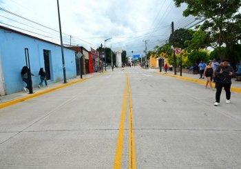 Gobierno de Oaxaca inaugura pavimentación de avenida Lázaro Cárdenas en Santa Lucía del Camino