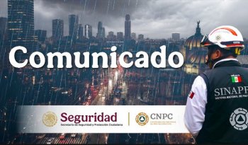 Protección Civil alerta por lluvias intensas en cinco estados; riesgo de inundaciones y deslaves