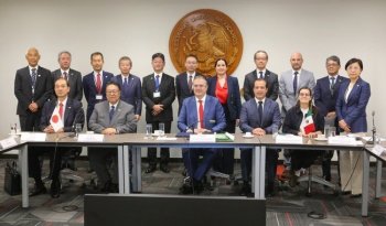 Ebrard se reúne con empresarios japoneses para fortalecer inversiones y atender retos del T-MEC
