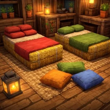 Minecraft incorpora cojines y camas de paja en su próxima actualización oficial