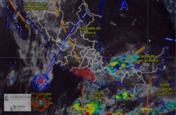 Pronostican lluvias ligeras a moderadas en tres regiones de Guerrero este viernes
