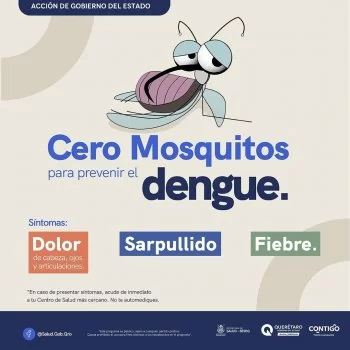 Querétaro refuerza prevención del dengue tras un caso local y una muerte vinculada