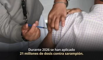 Salud reporta 10 millones de vacunas COVID-19 y caída del 36.8% en casos de dengue