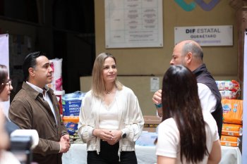SEDIF Querétaro reúne 17.5 toneladas de ayuda humanitaria para damnificados por sismos en Venezuela