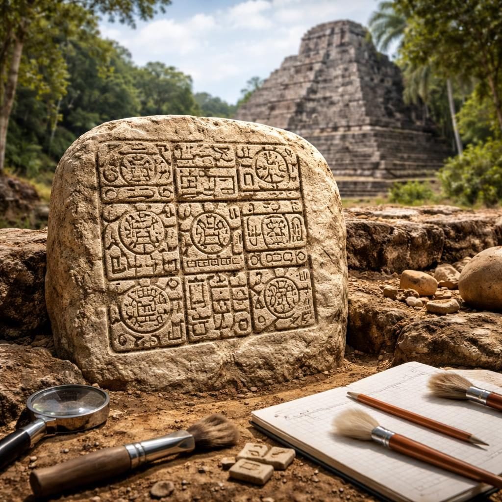 Descifran en Guatemala el primer nombre completo de un astrónomo y matemático maya