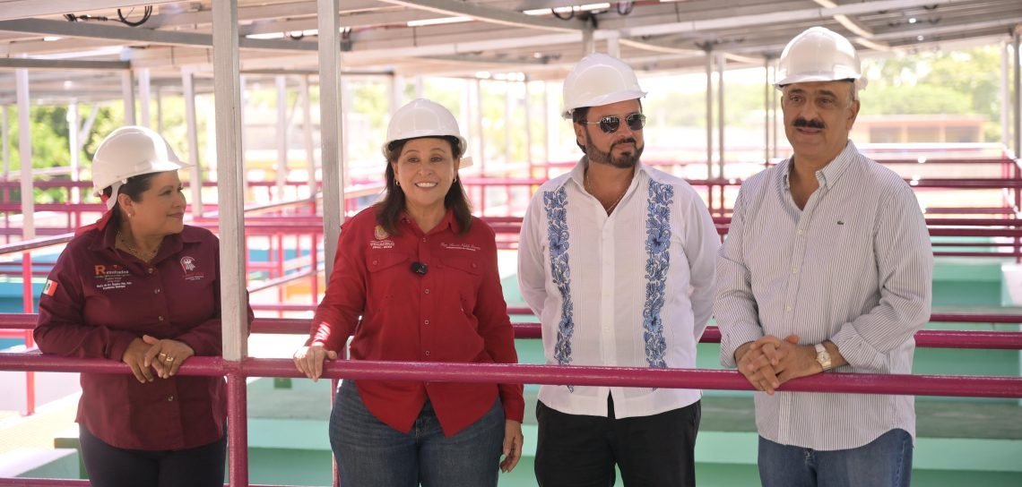 Gobernadora Rocío Nahle inaugura planta potabilizadora en Pueblo Viejo con inversión de 12.5 mdp