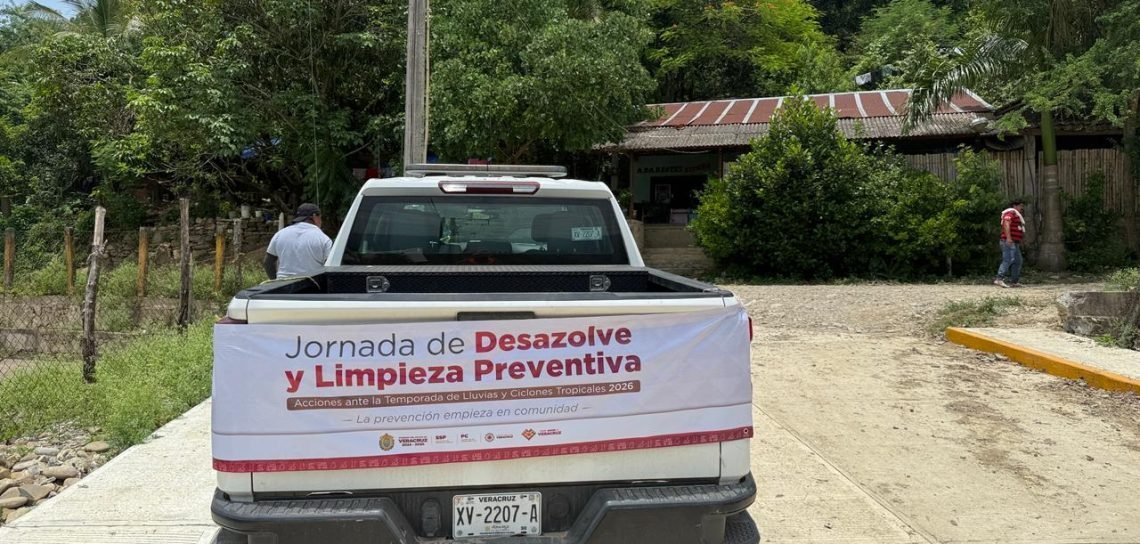 Protección Civil y 38 municipios atienden 65 puntos de riesgo en Veracruz ante temporada de lluvias