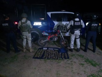 Aseguran mil 227 dosis de marihuana y moto robada en Irapuato; van 3.5 millones de dosis decomisadas en el sexenio
