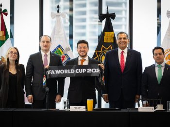 FIFA reconoce a Samuel García y Mesa de Seguridad por éxito del Mundial en Nuevo León
