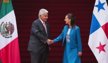 Sheinbaum recibe a presidente de Panamá en Palacio Nacional; refuerzan lazos bilaterales