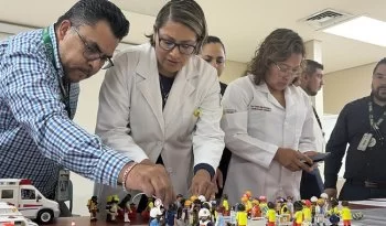 IMSS realiza simulacro de emergencia química por fuga de amoniaco en Edomex