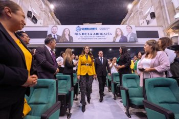 Gobernadora de Guanajuato reconoce a la abogacía por fortalecer el Estado de Derecho