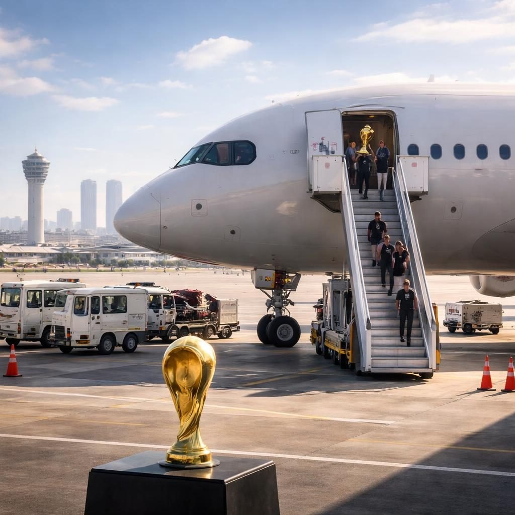 España aterriza en Madrid con el trofeo del Mundial 2026