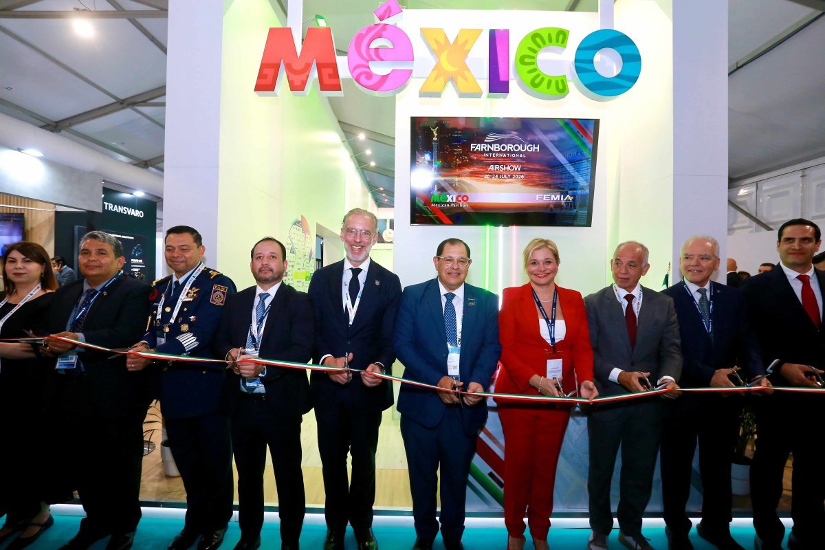 Querétaro promueve sus ventajas en la Feria Aeroespacial de Farnborough
