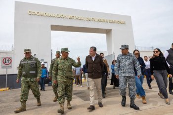 Gobernador de Zacatecas supervisa sede de la Guardia Nacional con inversión de 236 mdp