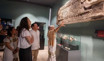 Inauguran Museo de Sitio Ichkaantijoo en Yucatán con más de 300 piezas mayas