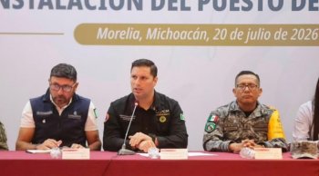 Instalan Puesto de Comando en Michoacán ante temporada de lluvias y ciclones