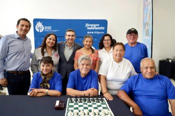 Personas mayores de Guanajuato demuestran su talento en el Primer Torneo de Ajedrez del DIF Estatal