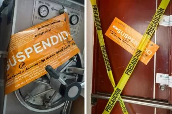 Secretaría de Salud suspende tres áreas de clínica en San Pedro Cholula por riesgo sanitario