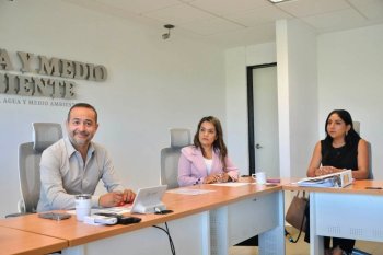 Secretario de Agua y Medio Ambiente y alcaldesa de Villagrán acuerdan nuevos proyectos hidráulicos