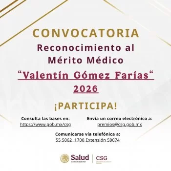 SESA Querétaro abre convocatoria para el Reconocimiento al Mérito Médico ‘Valentín Gómez Farías’ 2026