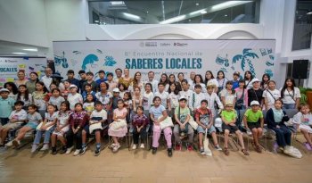 Niñas y niños comparten saberes locales en el 8.º Encuentro Nacional en Chetumal