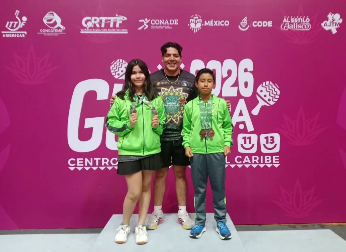 Atleta queretana Eleonor Vázquez gana dos platas en Centroamericano de Tenis de Mesa 2026