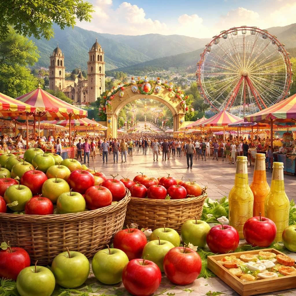 Feria de la Manzana 2026 en Zacatlán: desfile, conciertos y gastronomía del 7 al 16 de agosto