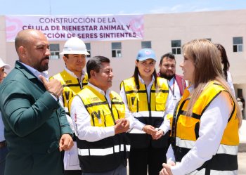 Célula de Bienestar Animal en Puebla: avance del 77% y plan para replicarla en 217 municipios
