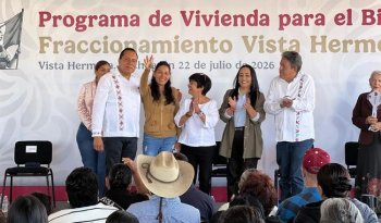 Entregan 48 viviendas Bienestar en Michoacán; meta sexenal avanza 25%