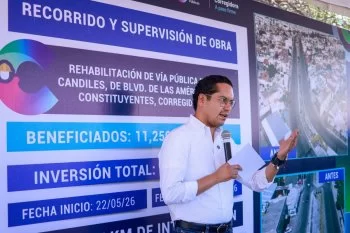 Gobierno de Querétaro invierte 25.3 mdp en rehabilitación de Avenida Candiles en Corregidora