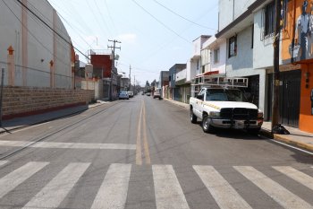 Exigen a Agua de Puebla reparar fugas que dañan vialidades recién pavimentadas