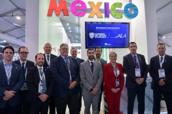 Maru Campos da bienvenida a ALA Corporation, primera empresa italiana aeroespacial en Chihuahua
