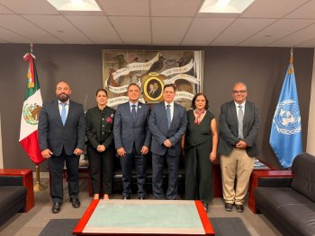Querétaro presenta modelo de Caravana Migrante ante la ONU en Nueva York