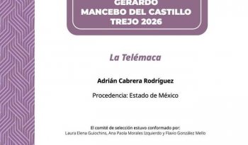 Adrián Cabrera Rodríguez gana el Premio Nacional de Dramaturgia Joven 2026 con 'La Telémaca'