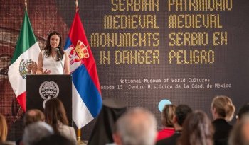 México y Serbia inauguran exposición sobre patrimonio medieval serbio en peligro