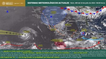 Mar de fondo persistirá en costa de Oaxaca; lluvias fuertes en occidente