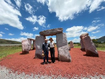 Escultura ritual de Rubén Maya invita a la contemplación en Huimilpan