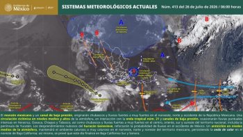 Lluvias y tormentas aisladas azotarán Oaxaca por baja presión y onda tropical 21