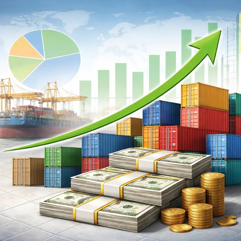 México alcanza superávit comercial récord en primer semestre de 2026