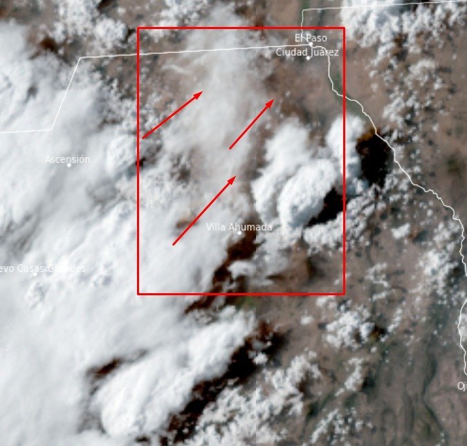 Protección Civil emite alerta por tormenta de arena en carretera Samalayuca–Ahumada