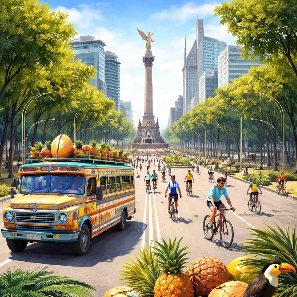 Súmate a La Ru-Tica 2026 y Recorre Paseo de la Reforma al Estilo 'Pura Vida'