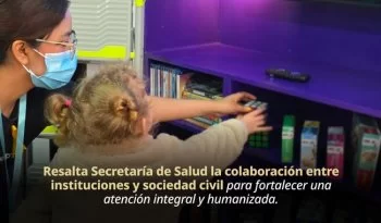 Inauguran segunda ludoteca en el Hospital Infantil de México para pacientes oncológicos
