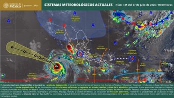 Lluvias y temperaturas elevadas en Oaxaca por onda tropical y baja presión