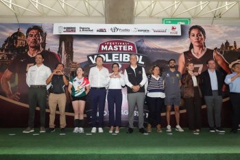 Puebla inaugura Festival Máster de Voleibol 2026 con enfoque en bienestar y desarrollo económico