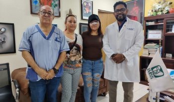 Reconstruyen rostro de joven tras accidente en motocicleta en IMSS Veracruz