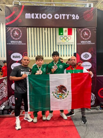 Atletas quintanarroenses cierran con seis preseas en el Panamericano U15 de Luchas Asociadas