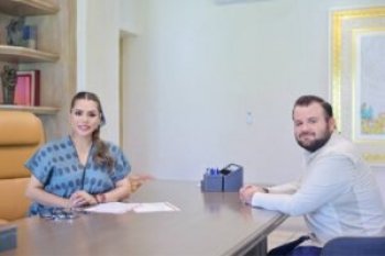 Gobernadora Evelyn Salgado se reúne con César Cruz para dar seguimiento a agenda de gobierno