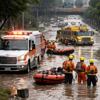 Operativo de emergencia por inundaciones en la Zona Metropolitana de Guadalajara