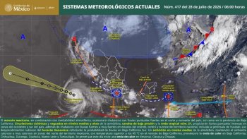 Persisten fuertes corrientes de resaca y lluvias en Oaxaca por huracán Genovieve